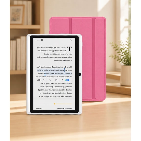1 Pack 7 Inch Android Tablet, 6GB 32GB ROM, Quad-Core Processor, Camera, WiFi Bluetooth, Parental Control, Pink