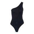thumbnail image 4 of Body de mujer con un solo hombro - Top sin mangas y sin espalda de corte ajustado - Poliéster y spandex - Versátil para looks informales y salidas nocturnas - Tallas S-L, 4 of 4