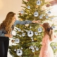 thumbnail image 1 of Neinkie Decorative Ball Easy to Hang Adding Atmosphere Bright Color Festive Disco Reflective Glass Ball for Party, 1 of 9