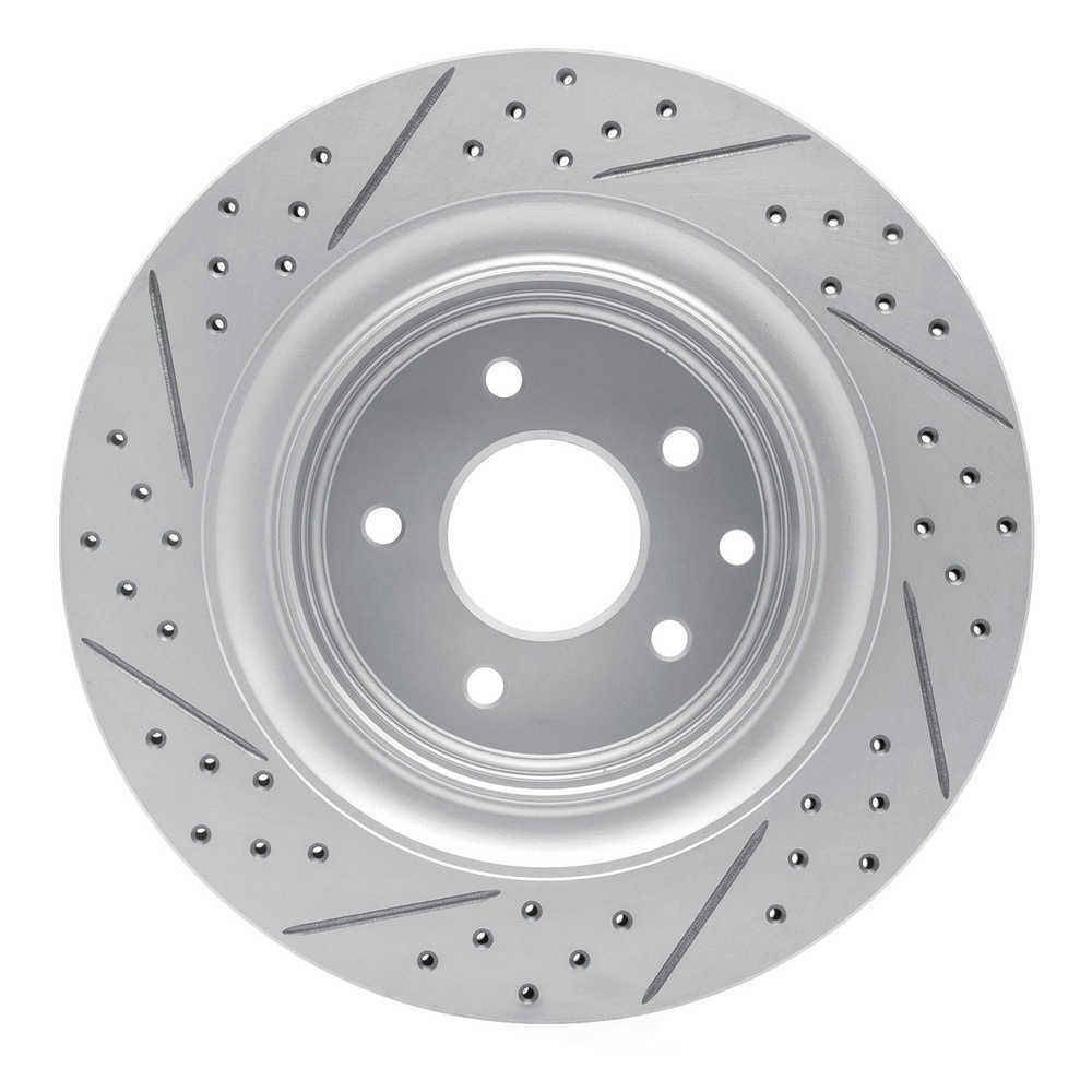 Dynamic Friction Company 830-68010R DFC Geoperformance Rotor - Drilled and Slotted