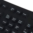 thumbnail image 5 of Silicone Keyboard, 109 Keys Waterproof Portable Flexible Keyboard, Foldable Silent Keyboard With Usb 2.0 For Pc Laptop (black), 5 of 5