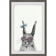 thumbnail image 2 of Bow On Bunny Framed Painting Art Print, 16.00" x 1.50", 2 of 5