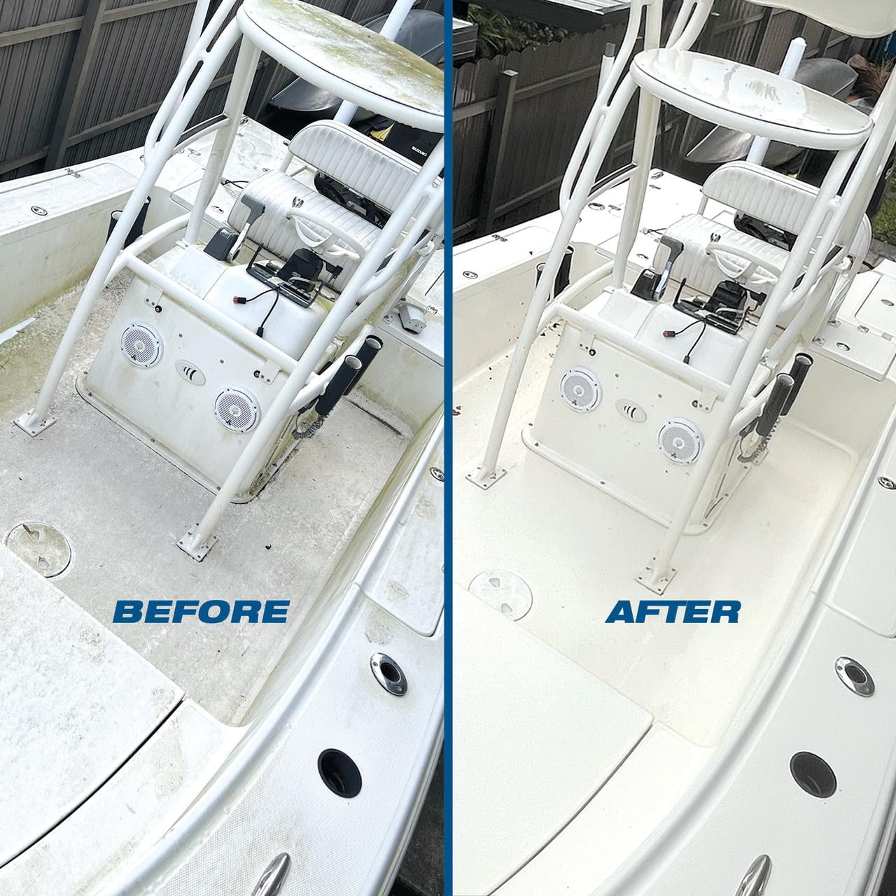 STAR BRITE Non-Skid Deck Cleaner & Protectant -Ultimate Boat Deck Wash - Protects Against Future Stains & UV - Ideal for Fiberglass, Vinyl, Plastic, Painted & Metal Surfaces (085964)