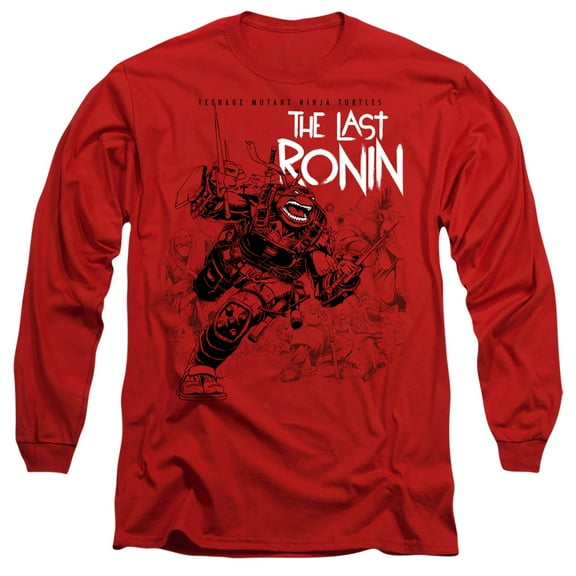 TMNT Teenage Mutant Ninja Turtles, Charging Ronin Long-Sleeve Adult T Shirt