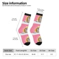 thumbnail image 2 of Fotbe A Funny Cat Calcetas Largas con Estampado para Hombre y Mujer – Calcetas de Compresión Transpirables y Elásticas, Viajar y Uso Diario Talla 5-11, 2 of 6
