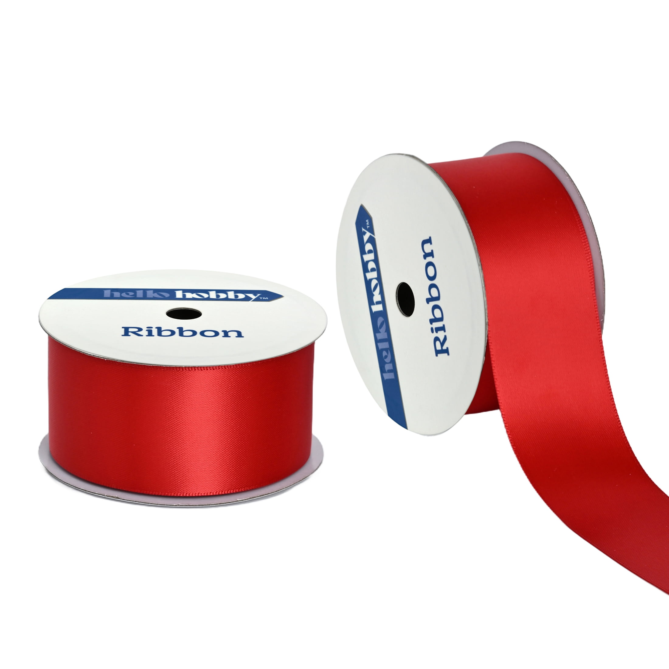 Gwen Studios 1.5" Red Satin Ribbon, 7 Yards