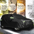 thumbnail image 2 of SUV Full Car Covers, Waterproof All Weather Windproof Dustproof UV Protection Scratch Resistant, Indoor Outdoor Universal Fit, Size XL, 2 of 12
