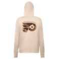thumbnail image 3 of Women's Levelwear Khaki Philadelphia Flyers Desert Camo Adorn Battalion Pullover Hoodie, 3 of 3