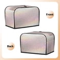 thumbnail image 3 of Uemuo Glitter Light Pearl Print Toaster Cover 2 Slice, Small Kitchen Appliance Covers, Toaster Oven Cover with Loop, Bread Machine Cover Dust Cover Protection, 3 of 7