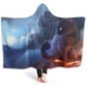 thumbnail image 1 of Manta con capucha para gatos, manta bonita, manta con capucha de felpa súper suave, cálida y cómoda, adecuada, 1 of 4