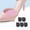 Black, variant on 5 Pairs Sandals High Foot Pads Reusable Soft Ball of Foot Cushions Forefoot Pads for Women Prevention Pads - Skin Color