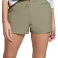 thumbnail image 3 of Bass Outdoor Womens Greenstone Drawcord Shorts Olive S, 3 of 3