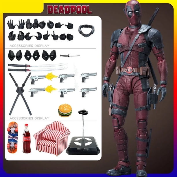 En existencia Hot Toys Deadpool y Wolverine X-Men Figura de acción Marvel Super Hero Figurita Modelo Juguetes Colección Regalo de Navidad