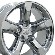 OE Wheels 20 Inch Fits Chrysler Aspen Dodge Dakota Durango Ram 1500 RAM 1500 Style DG56 Chrome 20x9 Rim Hollander 2267