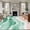 Sage Green, variant on Turquoise Waves Coastal Area Rugs 2x3 for Living Room, Teal Ombre Summer Beach Oceans Non Slip Washable Rug Runner, Low Pile Indoor Floor Carpet Mat Bathroom Rugs for Bedroom, Kids Room