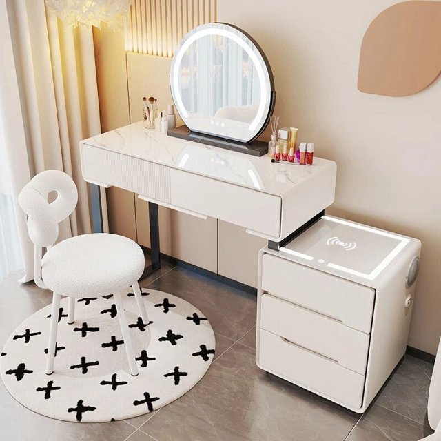 Chest Nightstand Dressers Mobile Drawers Cabinets Shelf Sideboards Dressers Wood Desk Meubles De Chambre Furniture Bedroom My Lux Decor Round