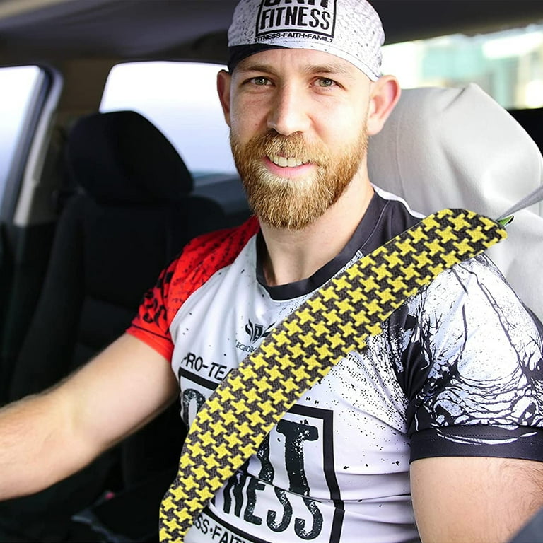 Seat Belt Cover Soft Comfort Seat Belt Cushion Cute Car Seat Belt Pads Cover