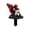Watermelon Red, variant on SUYOLL Outside Yard Statues 2D Winged Angel Acrylic Garden Planter With Ground Stake Ornaments