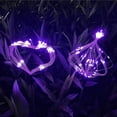 thumbnail image 3 of Luces solares para fuegos artificiales JjGoo, paquete de 2, 150 LED, color morado, IP65, 3 of 7