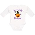 thumbnail image 3 of Inktastic Grammy's Lil' Pumpkin Boys or Girls Long Sleeve Baby Bodysuit, 3 of 5