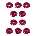 thumbnail image 2 of Guardurnaity 10 piezas de bandas para el cabello, tocados decorativos de moda ostentosos, soporte para coleta sin costuras para mujeres y niñas, Rosa roja 10Conjunto, 2 of 6