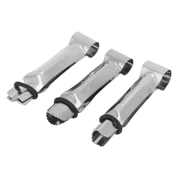 Suministros para hornear Jadeshay 3 piezas de Acero inoxidable para pasteles
