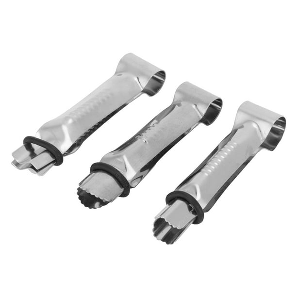 Clips De Pinzas De Encaje, Clips De Encaje Para Pasteles De Acero Inoxidable, 2 X 9 Cm/0,8 X 3,5 Pulgadas, Herramienta De Decoración De Moldes Para Pasteles, 3 Piezas Para Arcilla