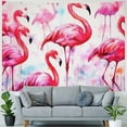 thumbnail image 4 of Orinice Pink Flamingo Tapestry Tropical Watercolor Flamingo Tapestry Wall Hanging for Kids Boys Girls Cute Bird Wall Tapestry Wild Animal Wall Art for Bedroom Living Room,Large  40x30inch, 4 of 6