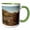 Green/White, variant on 3drose, Usa, Utah, Capitol Reef National Park. Sunrise Sunburst on Landscape., 11oz Two-tone Red Mug