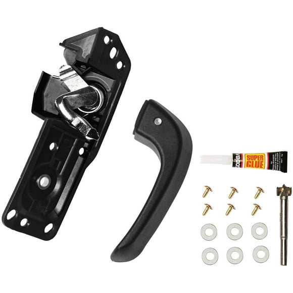 Interior Door Handle Kit Front Left Drivers Side | for 2007-2014 Chevy Silverado, Tahoe, Suburban, Avalanche, GMC