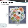 thumbnail image 4 of Stupell Industries French Country Happiness Is An Inside Job White Framed Giclee Art, 24 x 24, by Suzanne Nicoll, 4 of 8