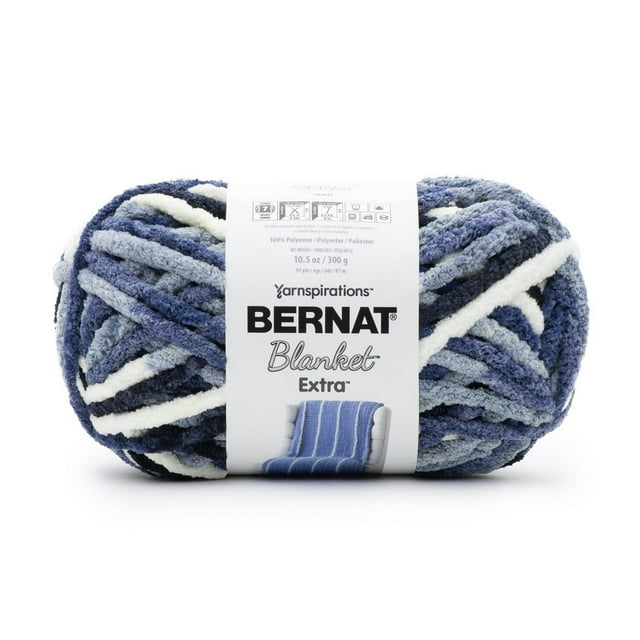 Bernat® Blanket Extra™ Yarn, Polyester #7 Jumbo, 10.5oz/300g, 97 Yards