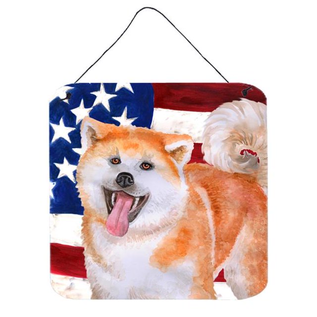 Akita Patriotic Wall or Door Hanging Prints