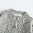 thumbnail image 4 of YTDSCS Toddler Baby Girls Sweaters Cardigans Cable Knit Jacket Kids Long Sleeve Spring Fall Twist Cardigan for 12 Months-6 Years, 4 of 9