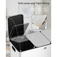 thumbnail image 5 of Huloretions 15 Gallon Kitchen Trash Can,Triple Trash Can with Lid,Stainless Steel 3 Compartment Trash and Recycle Bin Combo with Separated Lid and Foot Pedal Trash Can, 5 of 7
