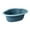 Blue, variant on Triangular Kitchen Sink Basket | Dual-Color Reversible Design | Fruit & Vegetable Strainer | Sponge & Scrubber Holder | 10x18x26cm Corner Organizer