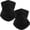 2Pcs, variant on NOGIS Neck Gaiter Elastic Face -Mask for Men and Women Face Cover Scarf for Running Cycling Dust Sun UV Protection 2Pack Black