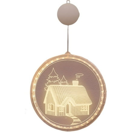 

Christmas Lights 3D Hanging Lights Modeling Bedroom Holiday Decoration Window Star String Lights Home Decoration