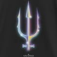 thumbnail image 2 of Girl's Aquaman and the Lost Kingdom Shiny Trident Graphic Tee Black Large, 2 of 4