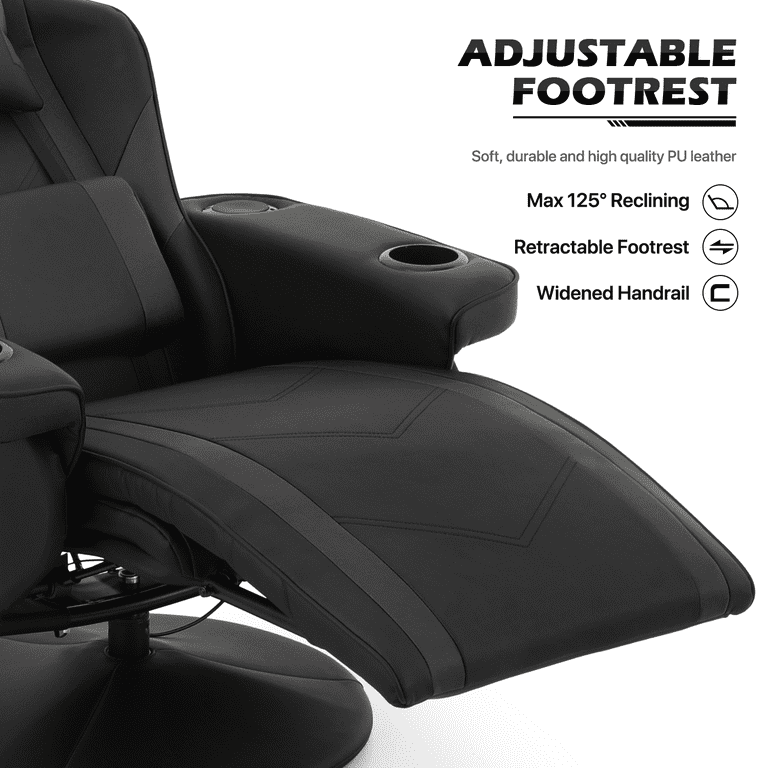 Dropship Reclining Swivel Massage Gaming Chair With Lumbar Support to Sell  Online at a Lower Price