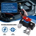 thumbnail image 6 of SharkTRUE Universal Car Battery Disconnect Isolator Cut Off ,12-24V Battery Terminal,Anti-Leakage Power Cutoff Car Parts,Power Cut Off Accessories for Car Truck RV Marine Boat ATV Motorcycle, 6 of 9