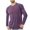 #351-Purple, variant on Yusimy Men's Valentine's Day Print Crew Neck Long Sleeve Sports Fitness Loungewear Pajama Top Casual Comfort Style