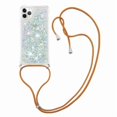thumbnail image 1 of Funda FOXDOCK para iPhone 11 Pro Max con Cuerda Ajustable, Brillo Líquido, Protección Antigolpes y Lente – Ideal para Regalo, 1 of 6