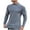 Blue, variant on Mens Thermal Long Sleeve Shirts Slim Fit Athletic Muscle Tunic Tops Casual Workout Undershirts Base Layering T-Shirts(Large,Green)