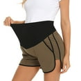 thumbnail image 6 of Delliss Maternity Shorts Double Layer 2 in 1 High Waist Athletic Shorts with Pockets S-2XL, 6 of 8