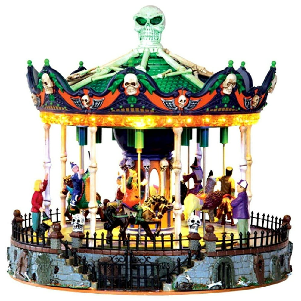 Lemax Scary-Go-Round Spooky Town Exclusive Carnival Ride - Walmart.com