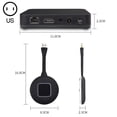 thumbnail image 1 of Proyector Inalámbrico 1080P 30M Proyector Compatible Con Hdmi Para Reuniones De Negocios De Oficina Compatible Con Dispositivos Win/Ios/Mac/Android Monstrate EL012544-00, 1 of 6