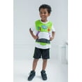 thumbnail image 4 of Disney Pixar Toy Story Buzz Lightyear Big Boys Cosplay T-Shirt and Mesh Shorts Outfit Set Toddler to Big Kid, 4 of 5