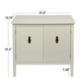 thumbnail image 3 of Royard Oaktree Sideboard Buffet Cabinet Farmhouse Storage Cabinet with 2 Doors and Adjustable Shelves Retro Accent Cabinet Console Table for Kitchen Dining Room Living Room Hallway, White, 3 of 7