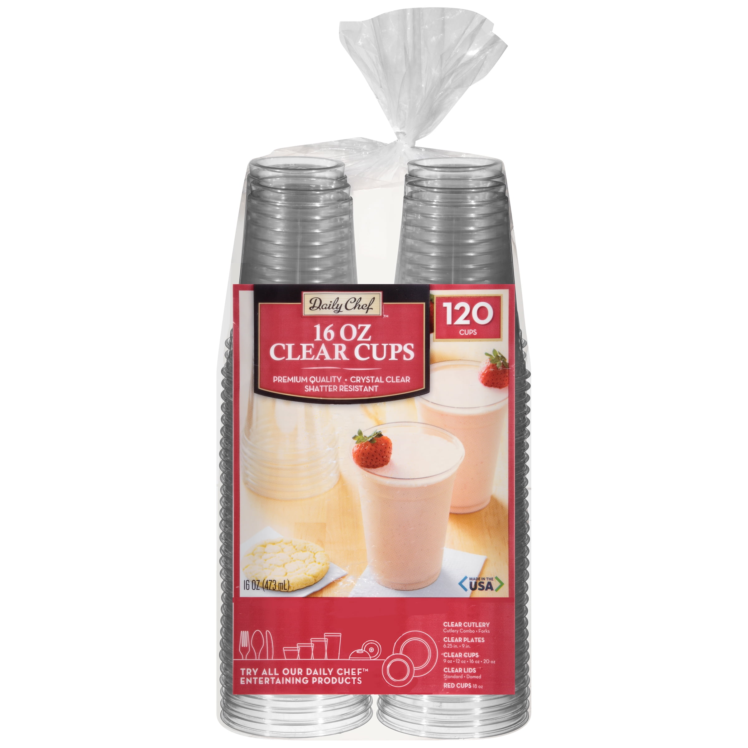 APC PLASTIC CUPS CLEAR 16 OZ - US Foods CHEF'STORE